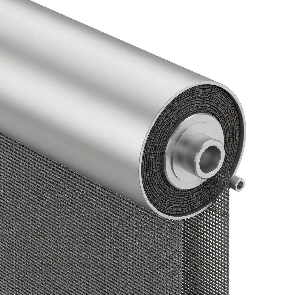 18×8 Motorized Garage Door Screen — Large Garage Screen | Riser Shade