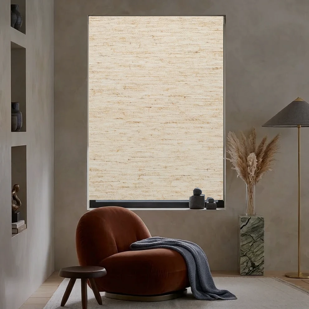 Custom Room-Darkening Roller Shade, 24 × 60 in — Cordless, Inside Mount